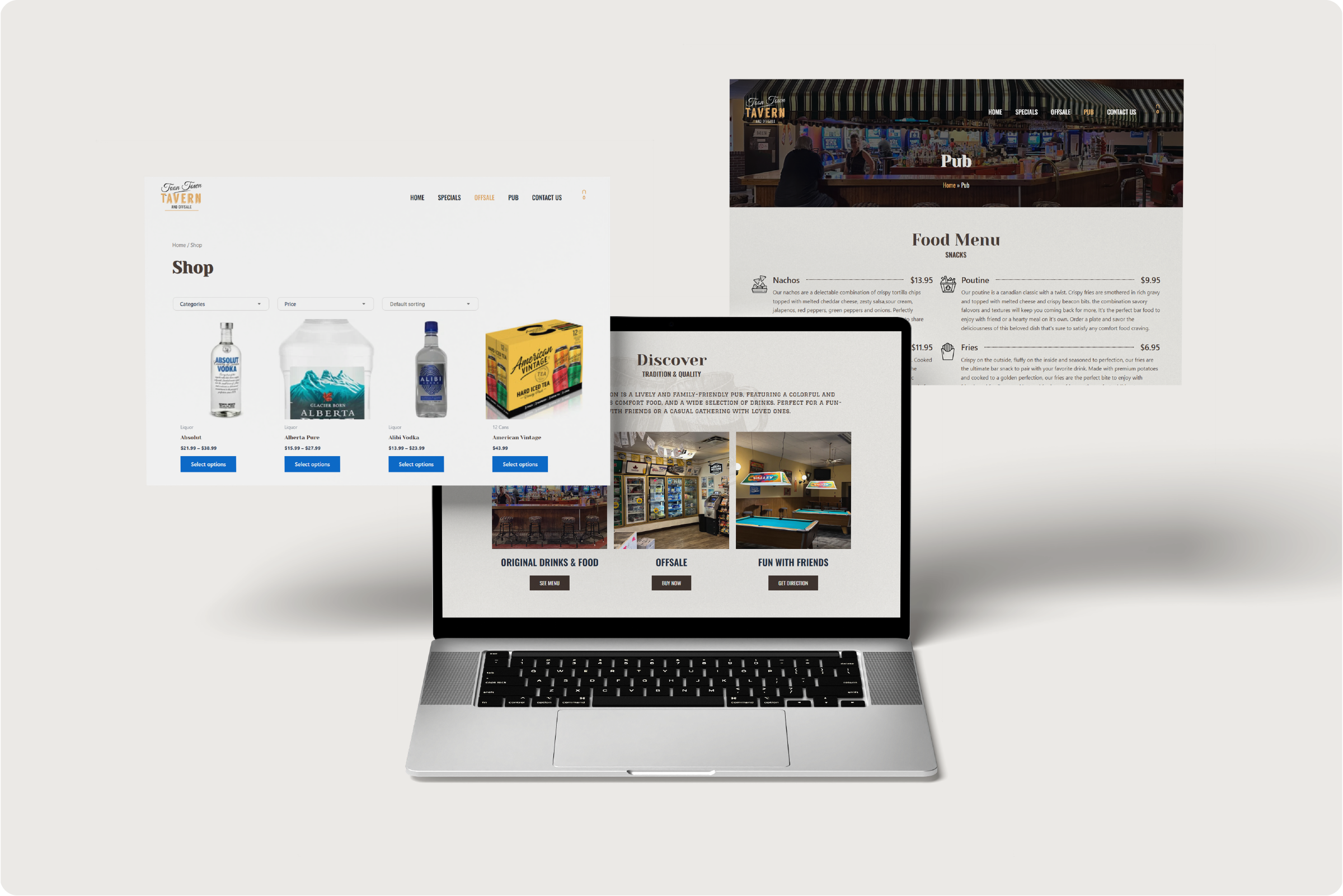 restaurant website development in Canada