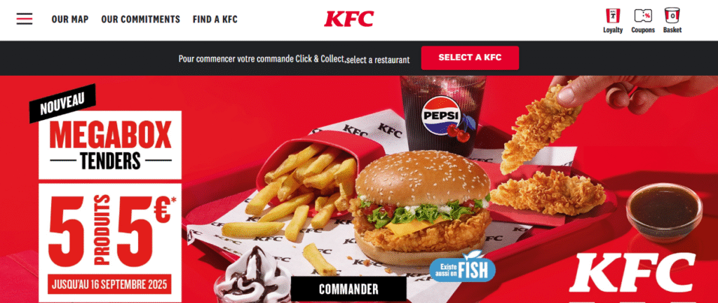Brand slogan: KFC