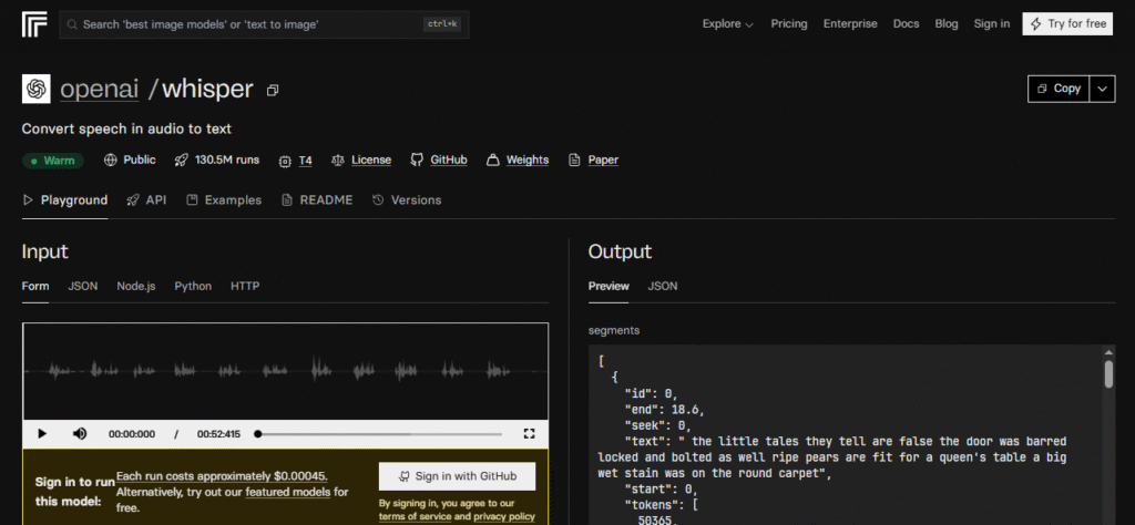 AI Tool for Audio Generation